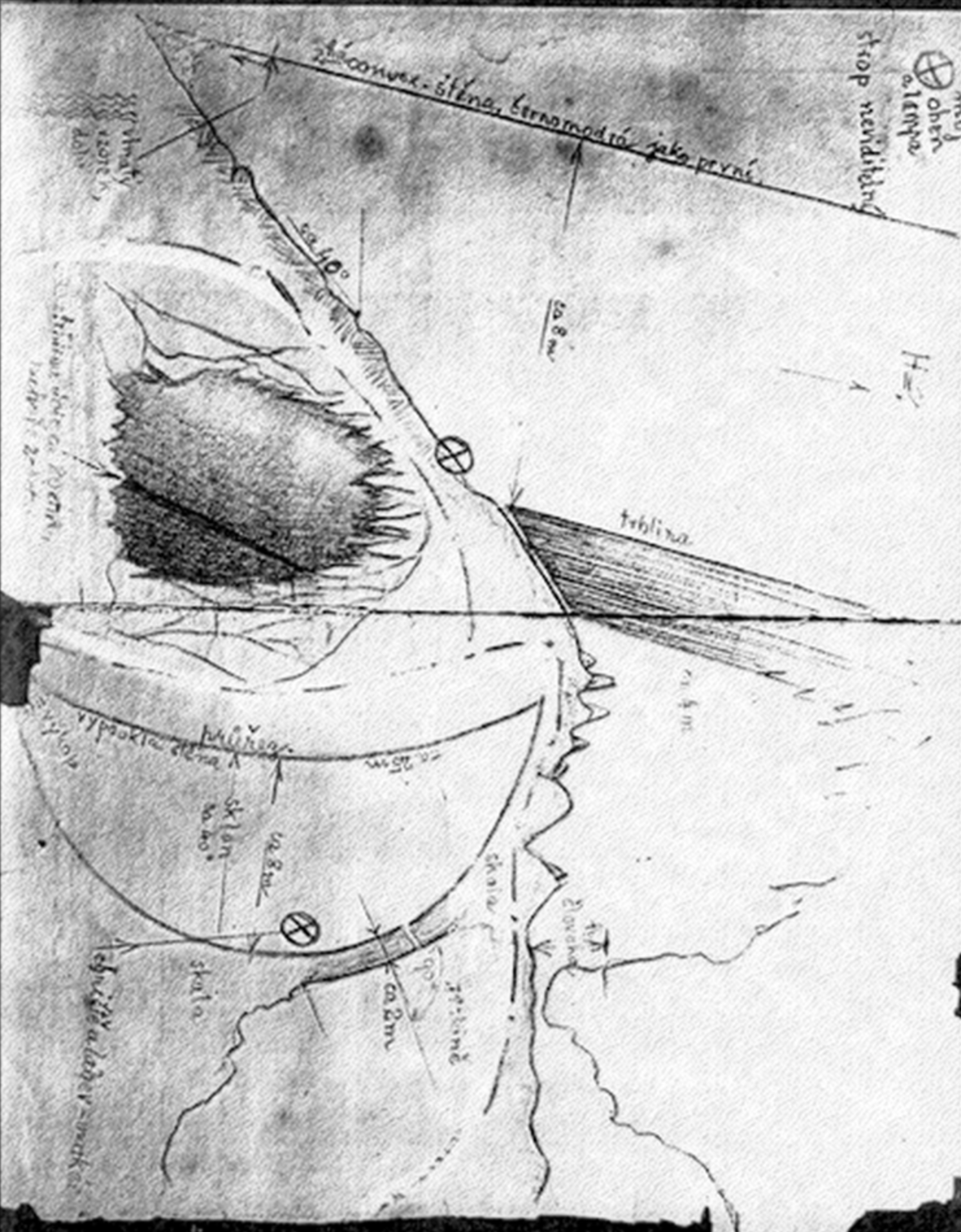 Moonshaft diary sketch